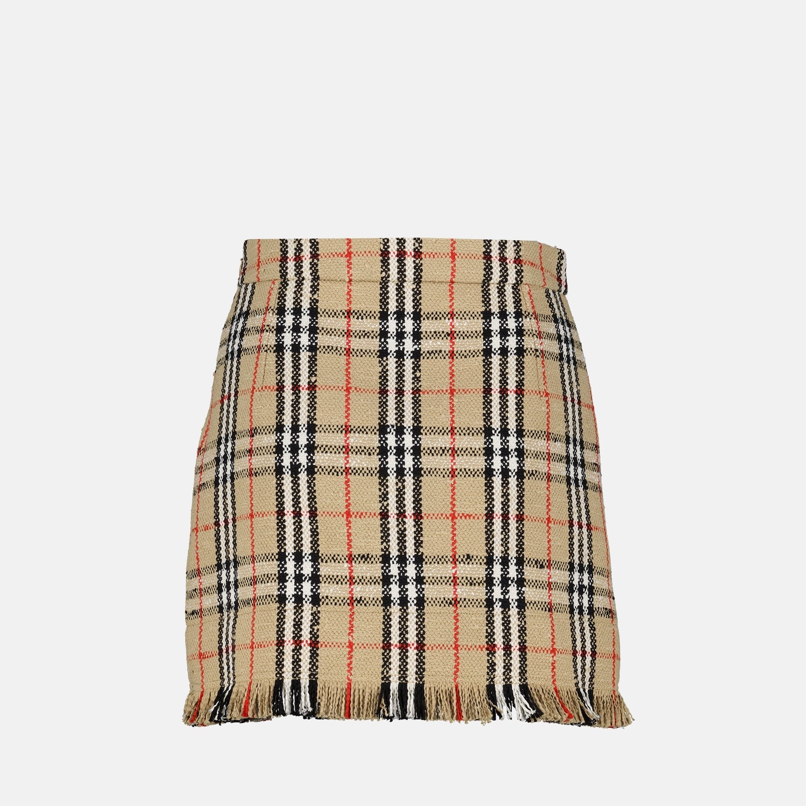 Burberry, women's plaid skirt, luxury fashion, Catia skirt, high-end clothing