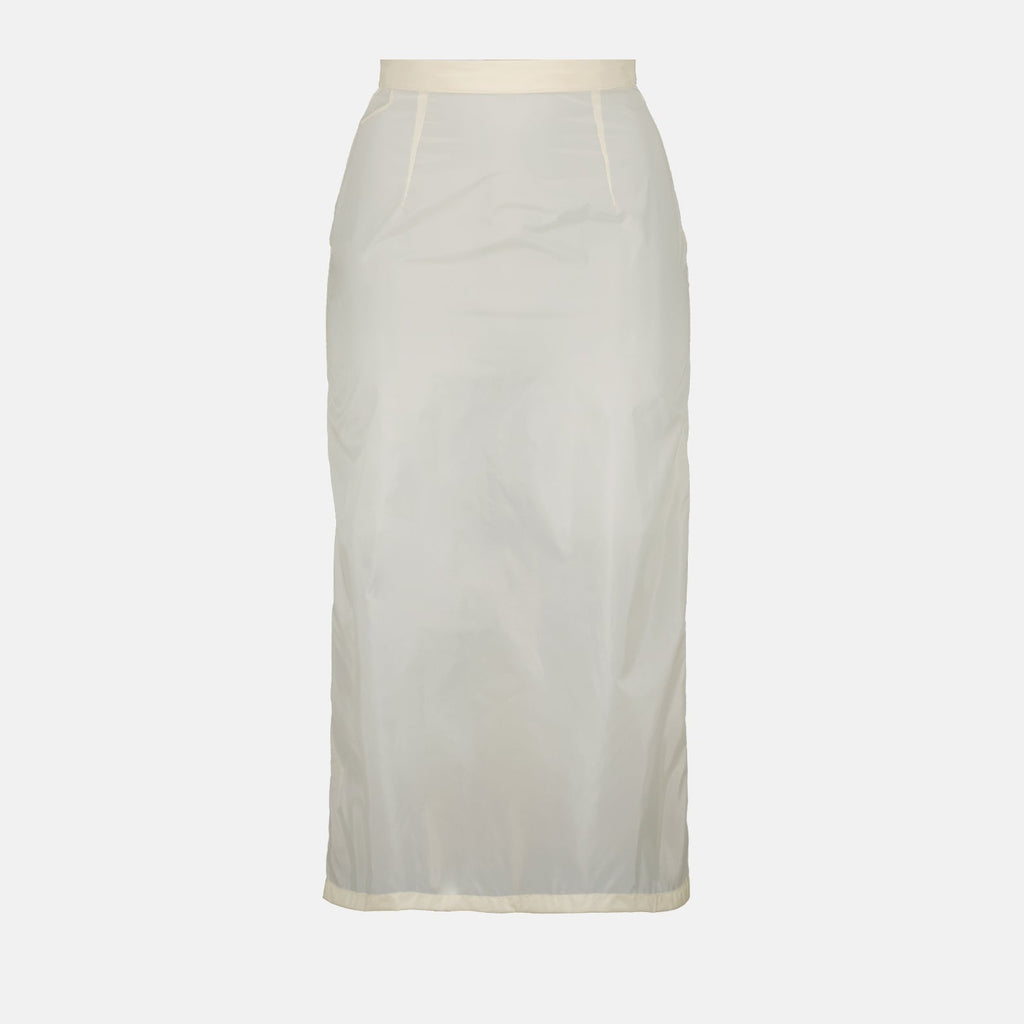 Maison Margiela, Faux Leather Skirt, Luxury Fashion, Women’s Skirt, High-end Clothing