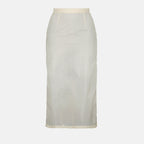 Maison Margiela, Faux Leather Skirt, Luxury Fashion, Women’s Skirt, High-end Clothing