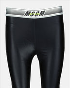 MSGM leggings, pink leggings women, designer leggings, luxury women's wear, branded leggings