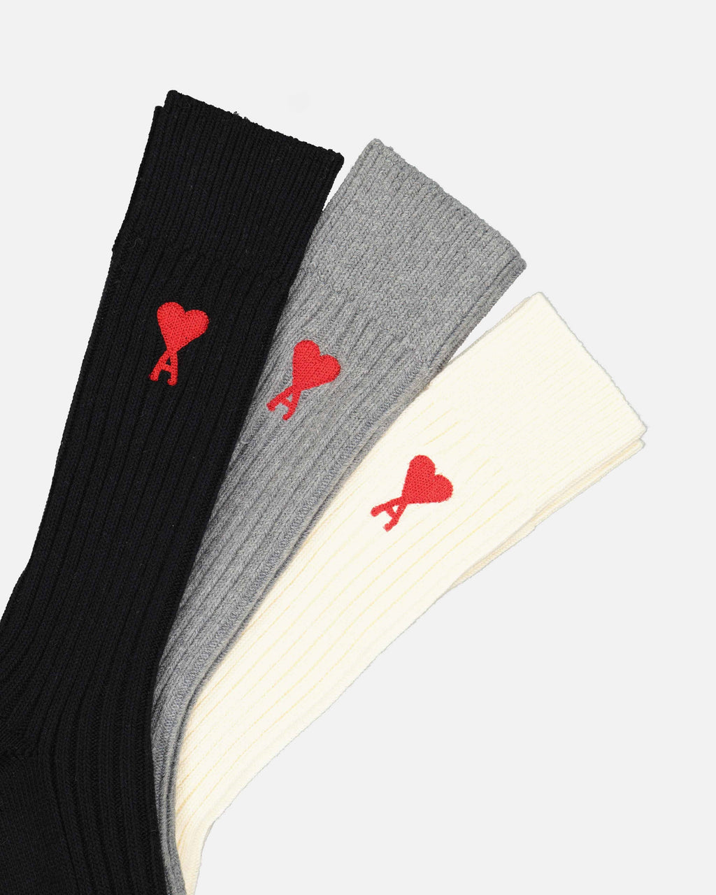 luxury socks, heart-lot socks, AMI Paris socks, designer accessories, stylish socks