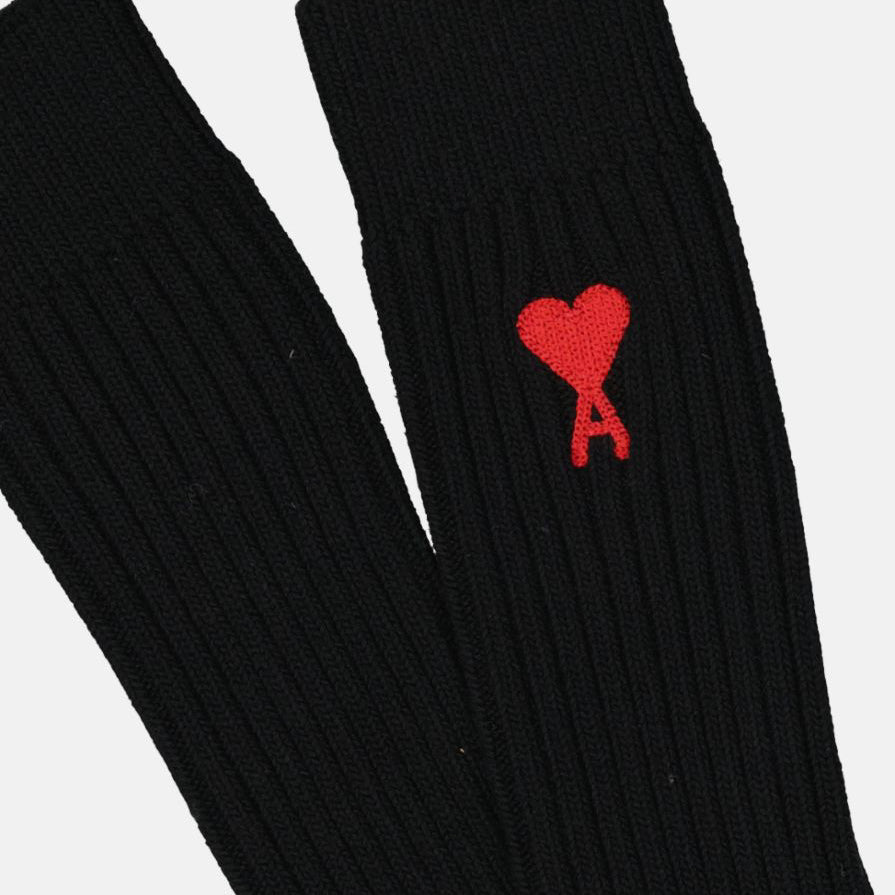 AMI Paris Socks, Luxury Accessories, Unisex Socks, High-End Fashion, Elegant Comfort