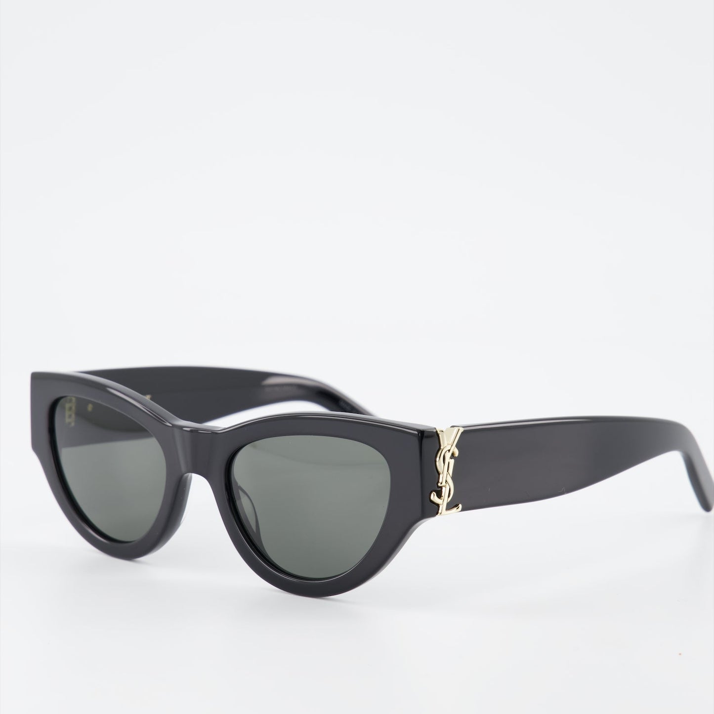 Saint Laurent, SLM94 sunglasses, black frame sunglasses, luxury eyewear, high-end sunglasses