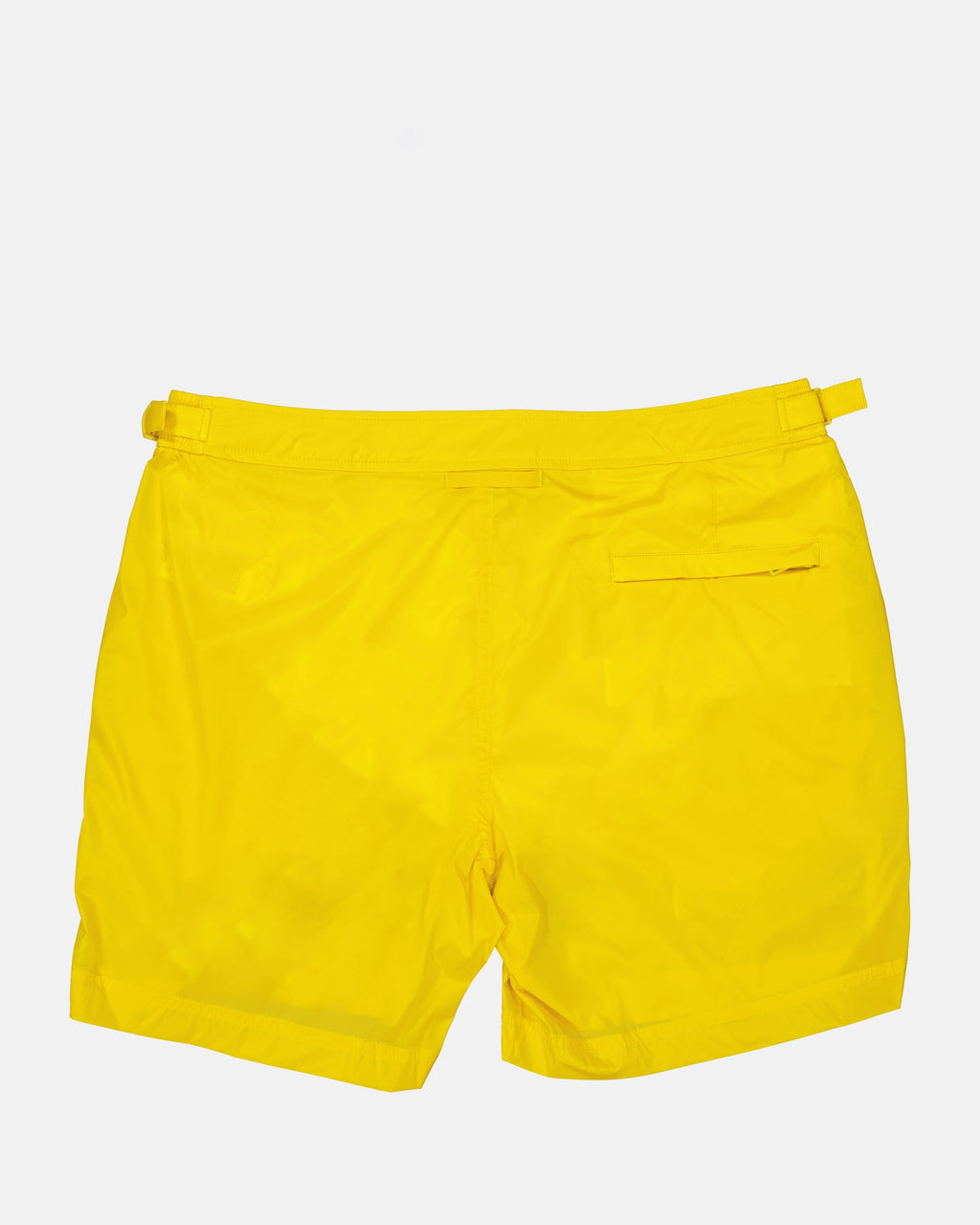 Orlebar Brown Swimwear, Luxury Men's Swimwear, Yellow Swim Trunks, Elegant Swim Shorts, Summer Ready-to-Wear