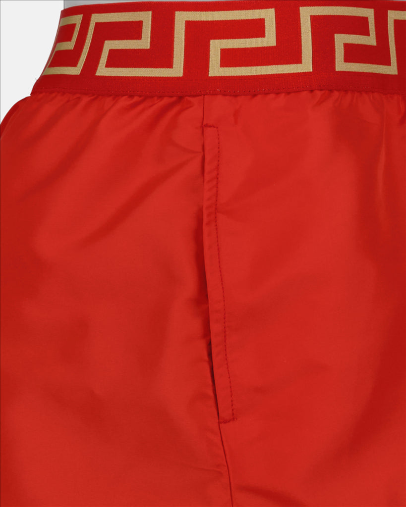 Versace, Men's Swim Briefs, Medusa Swimwear, Luxury Swim Briefs, Red Swim Briefs