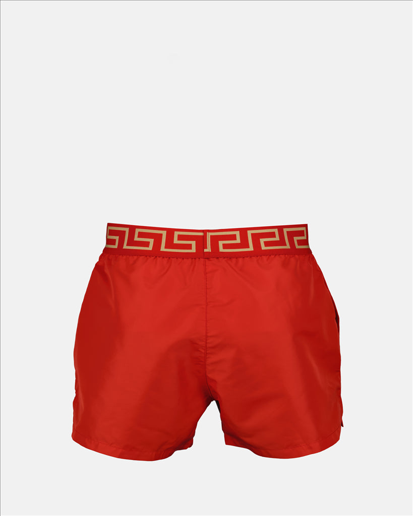 Versace, Men's Swim Briefs, Medusa Swimwear, Luxury Swim Briefs, Red Swim Briefs