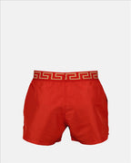 Versace, Men's Swim Briefs, Medusa Swimwear, Luxury Swim Briefs, Red Swim Briefs