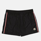 Immagine dei pantaloni da bagno con logo Moncler per uomini - Stagione Primavera-Estate 2023 - Vista frontale