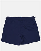 Luxury Swimwear, Orlebar Brown, Blue Swim Shorts, Elegant Men's Swimwear, Premium Beach Shorts