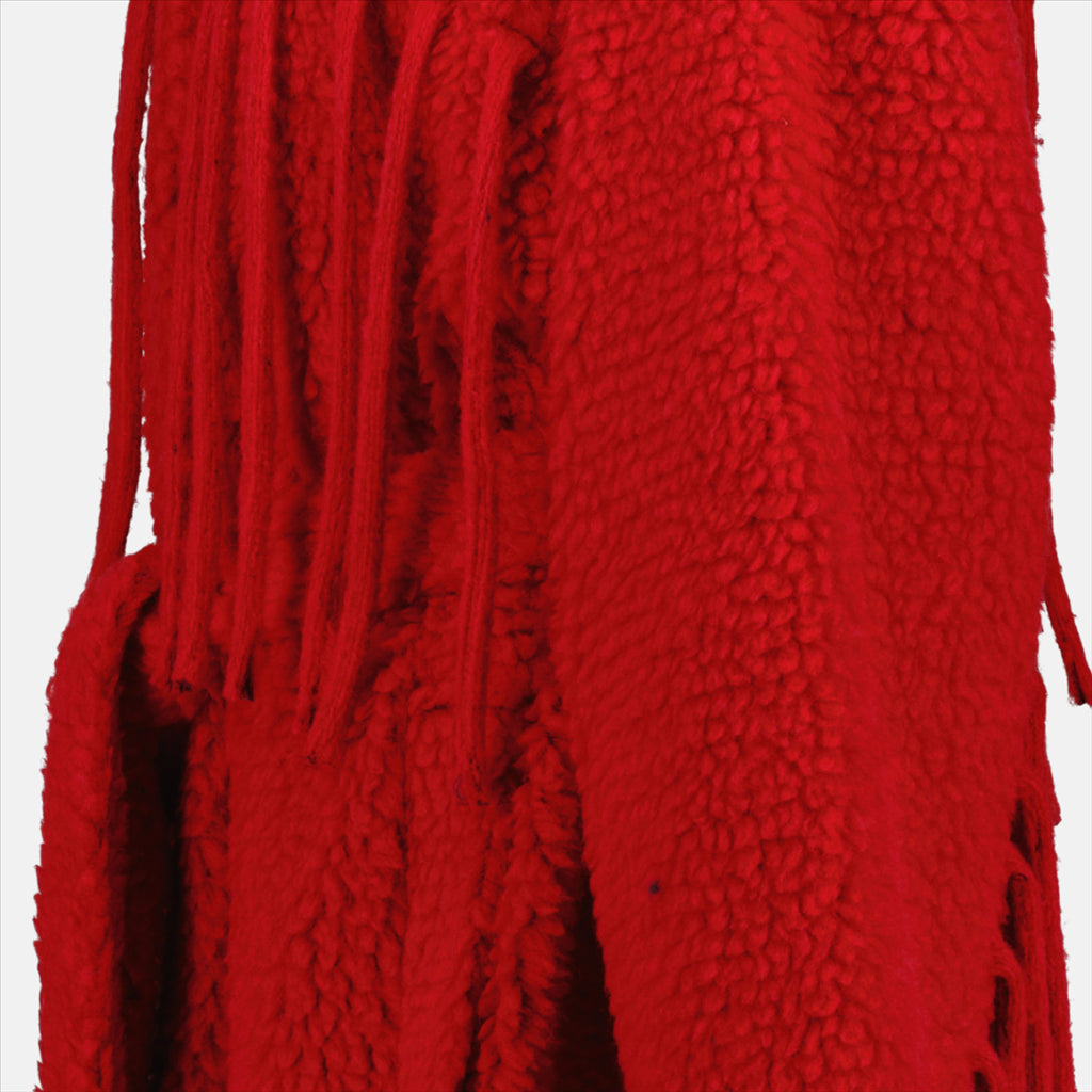 Stella McCartney Coat, Fringe, Red, Haute Couture, Luxury