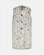 Dolce & Gabbana, lynx-effect fur coat, synthetic fur, luxury women's fashion, high-end coat