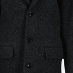 Image of Wool Coat by AMI Paris for Unisex - Season Autumn-Winter 2022 - Product detail view 2