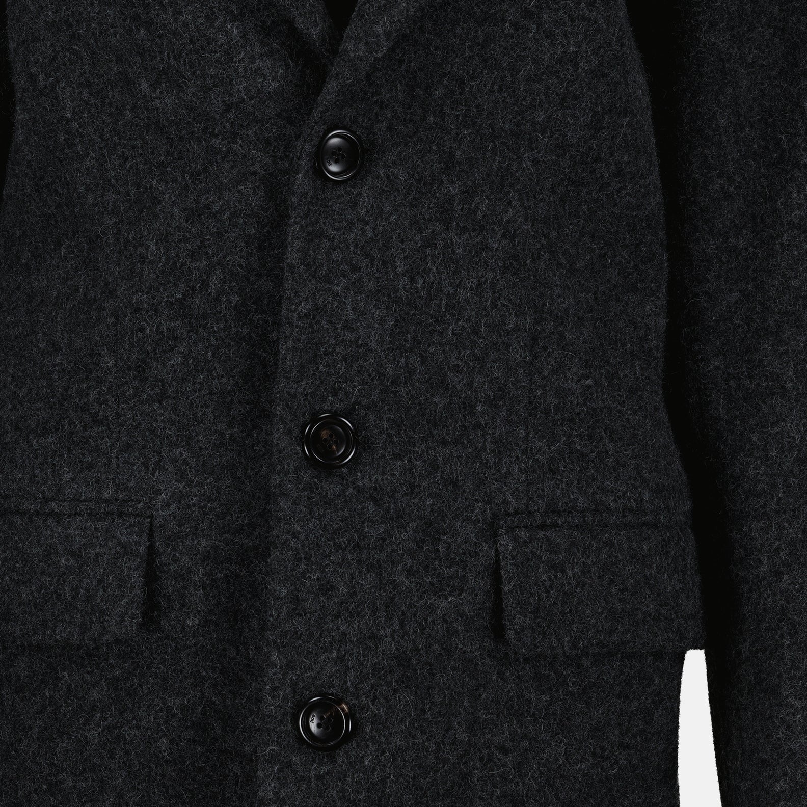 Imagen de abrigo de lana de AMI Paris para unisex - Temporada Otoño-Invierno 2022 - Vista detalle del producto 2