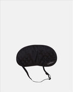 Versace, luxury sleep mask, Crete de Fleur Noir, unisex sleep accessory, high-end fashion