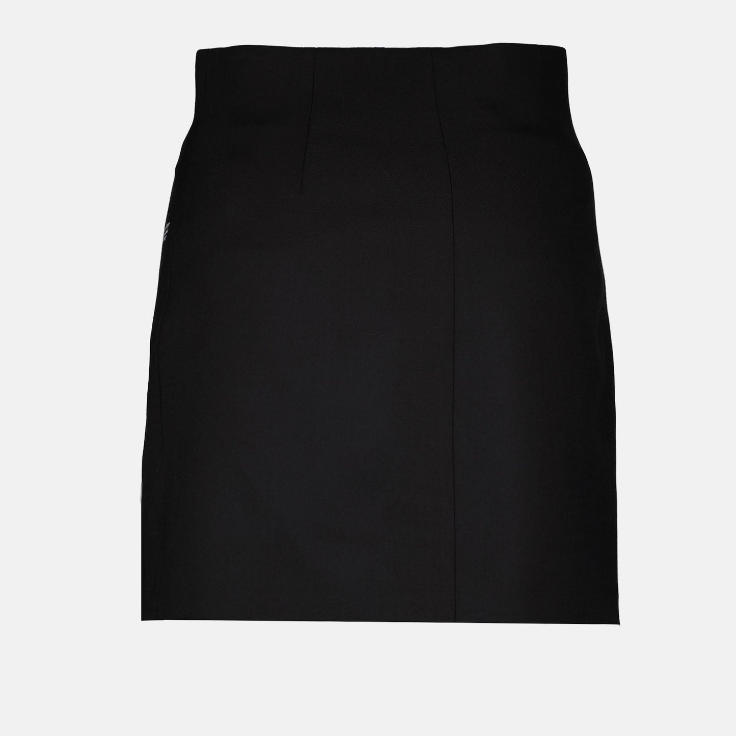 Off-White, Black Mini-Skirt, Women's Luxury Fashion, Contemporary Elegance, High-End Skirt