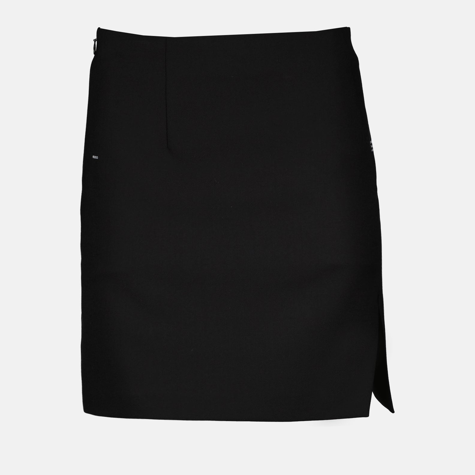 Off-White, Black Mini-Skirt, Women's Luxury Fashion, Contemporary Elegance, High-End Skirt