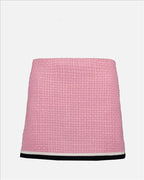 Mini-skirt, Tweed, Pink, Miu Miu, Luxury