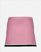 Mini-skirt, Tweed, Pink, Miu Miu, Luxury