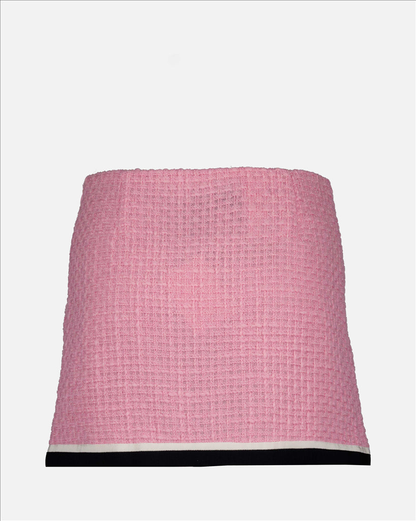 Mini-skirt, Tweed, Pink, Miu Miu, Luxury