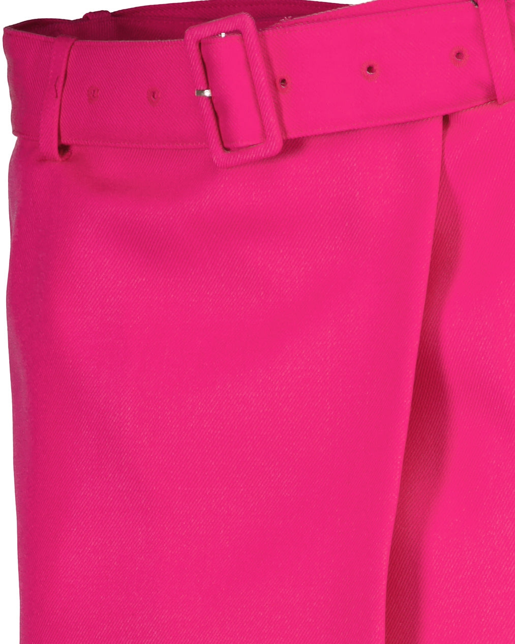 Pink Mini Skirt, Wool Skirt, AMI Paris, Belted Women's Skirt, Luxury Ready-to-Wear