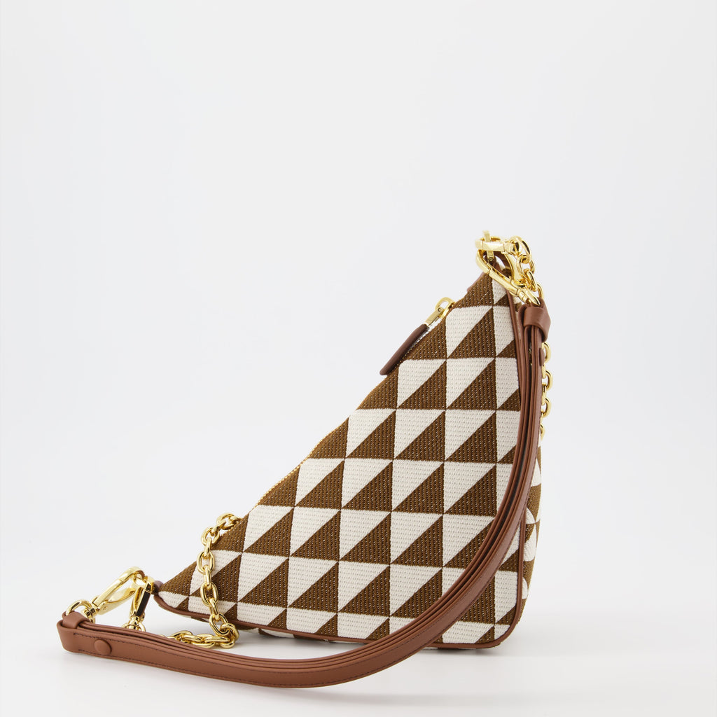 Image of Mini Jacquard Embroidered Bag by Prada for Women - Season Autumn-Winter 2023 - Detail View 2