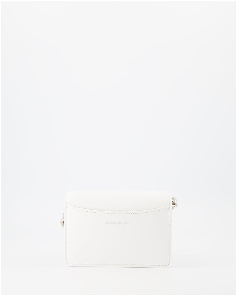 Alexander McQueen, Four Ring Bag, White Leather Bag, Luxury Handbag, Designer Accessories