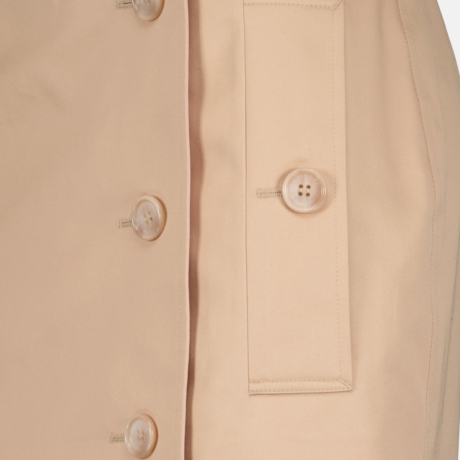 Burberry, Gabardine miniskirt, Women's luxury fashion, Beige skirt, Trench skirt