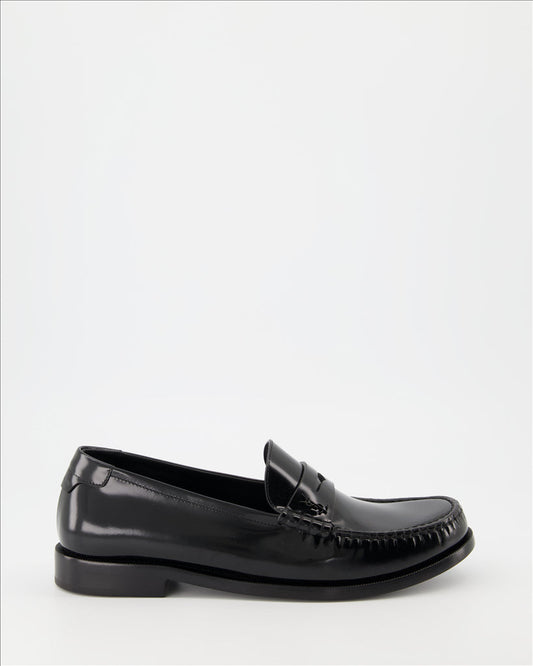 Patent Leather Loafers, Men's Saint Laurent, Luxury Men's Shoes, Elegant Loafers, Formal Footwear