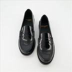 Patent Leather Loafers, Men's Saint Laurent, Luxury Men's Shoes, Elegant Loafers, Formal Footwear
