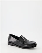 Patent Leather Loafers, Men's Saint Laurent, Luxury Men's Shoes, Elegant Loafers, Formal Footwear