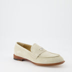 Alexander McQueen, Men's suede moccasins, luxury footwear, designer moccasins, elegant men's shoes