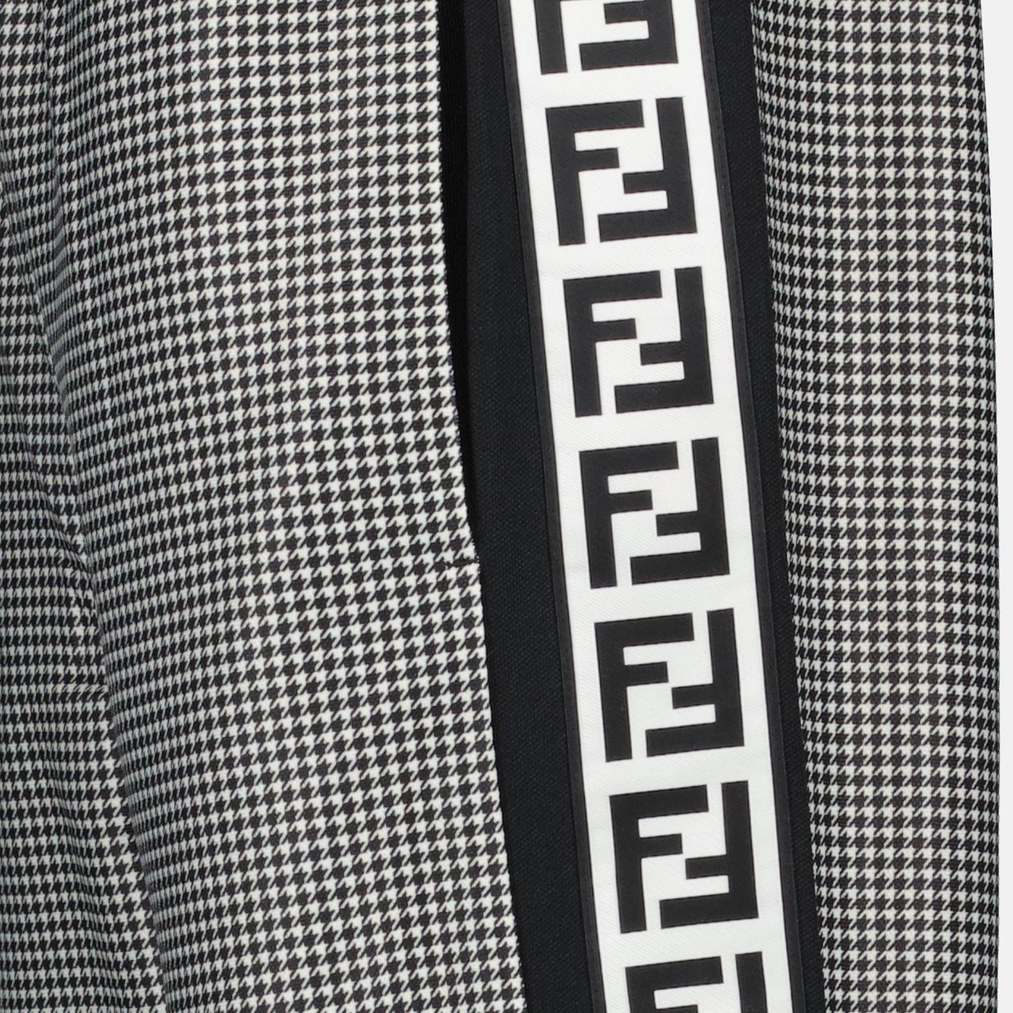 Fendi trousers, houndstooth print, luxury men's fashion, high-end trousers, designer trousers