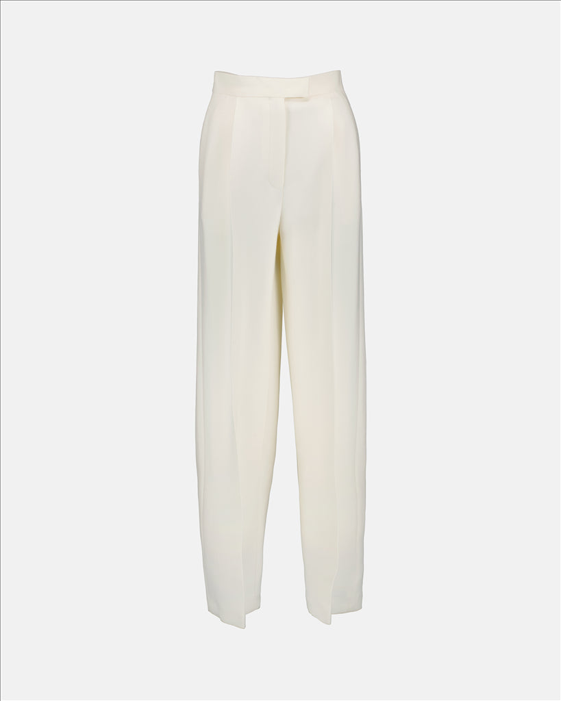 - Fendi Women's Pants
- Luxury Pleated Trousers
- Elegant White Pants
- High-End Ready-to-Wear
- Chic Women's Outfit