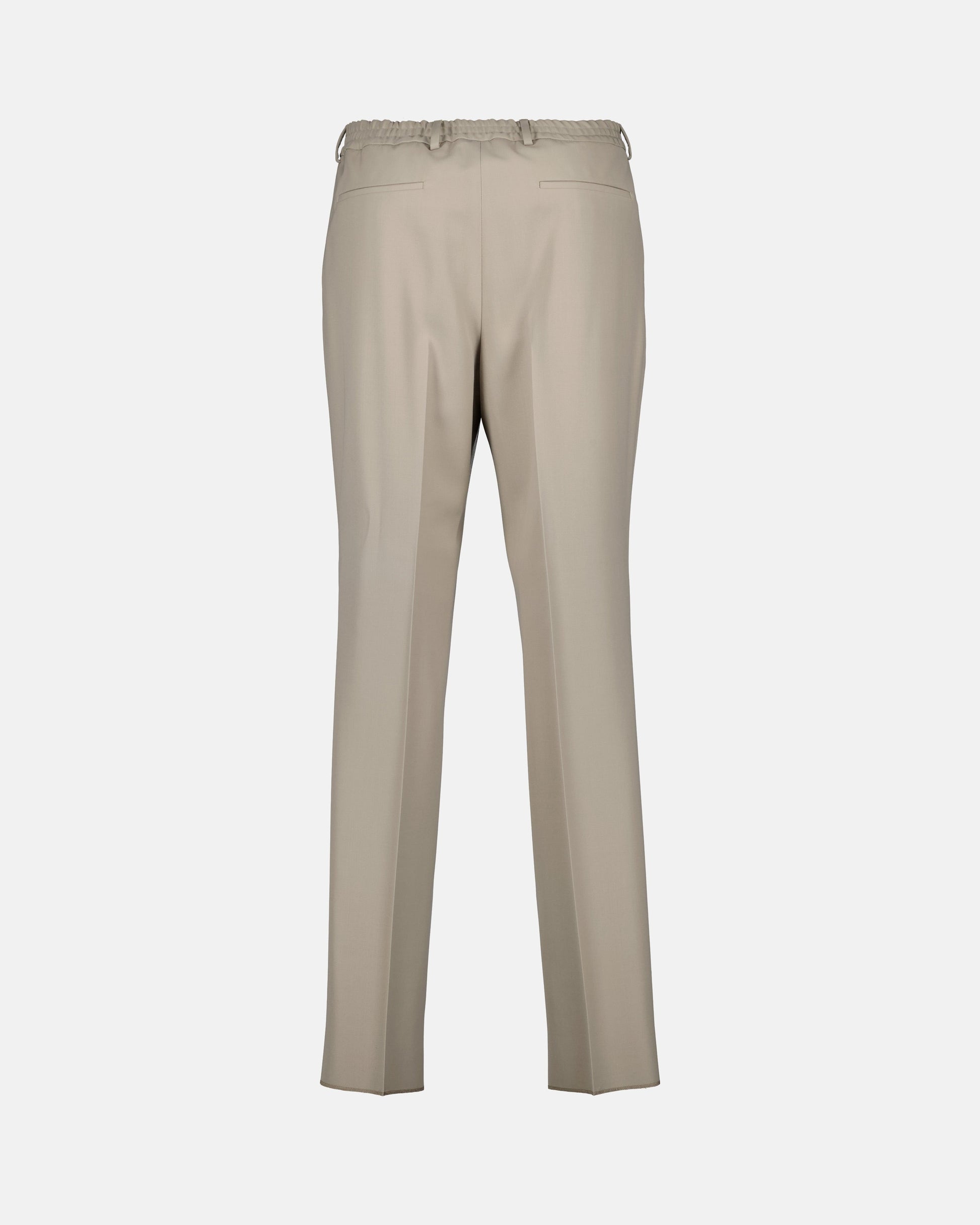 Fendi Men's Pants, Pleated Trousers, Beige Pants, Wool Pants, Luxury Men's Fashion