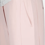 Pantalon à pinces bicolore