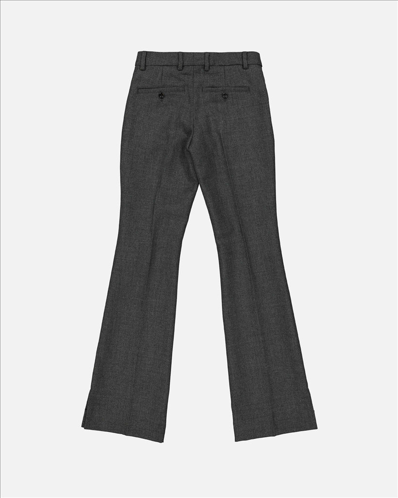 Grey wool trousers, AMI Paris, women's city trousers, pleated trousers, luxury ready-to-wear