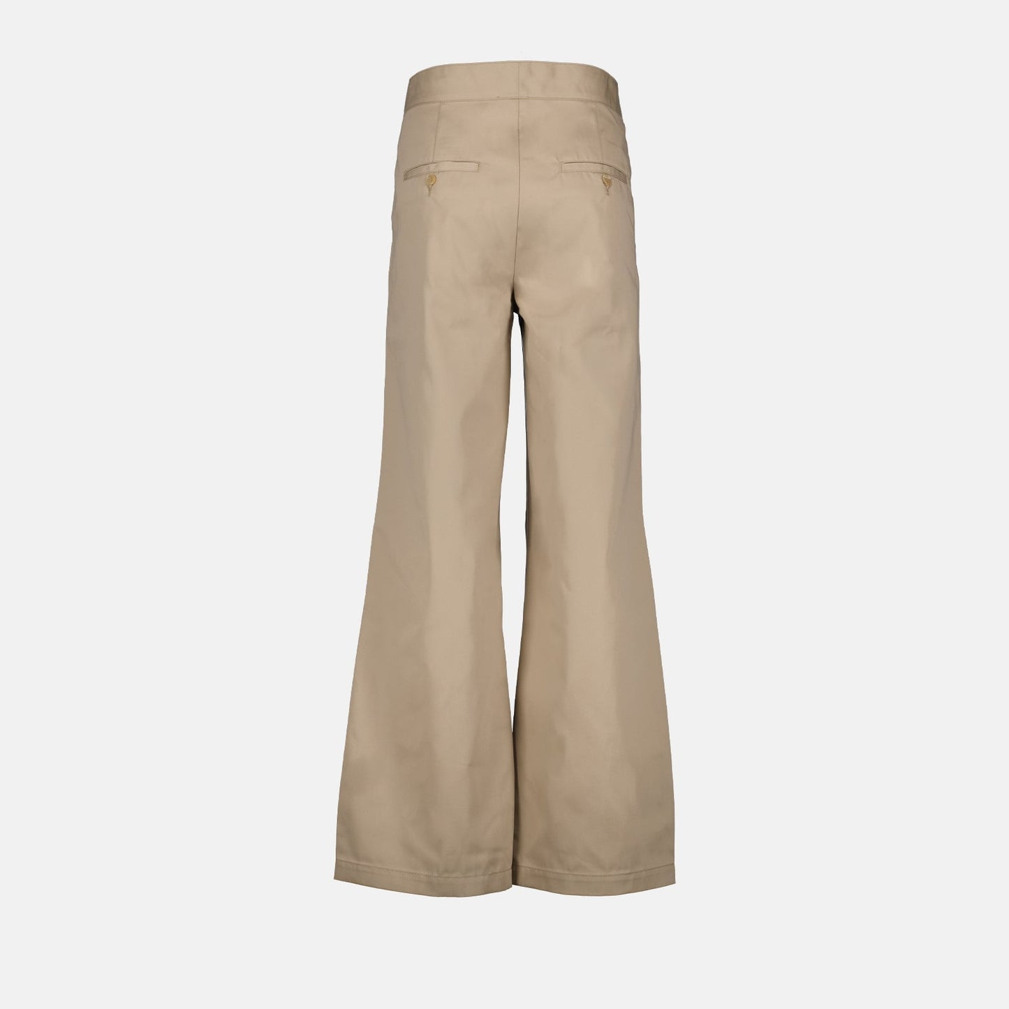 Palm Angels, women's chino pants, luxury fashion, contrast waist, premium tailoring