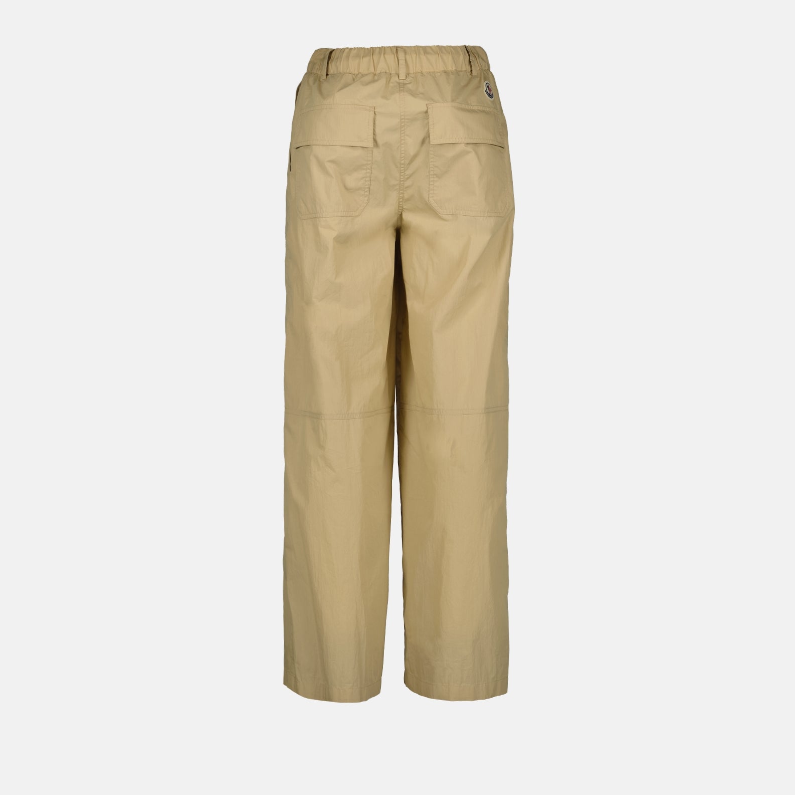 Moncler chinos, beige chino pants, men's luxury pants, high-end trousers, designer chinos