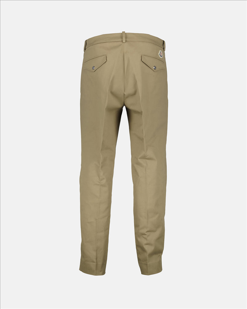 Chino Pants, Beige, Men, Elegant, Casual-Chic