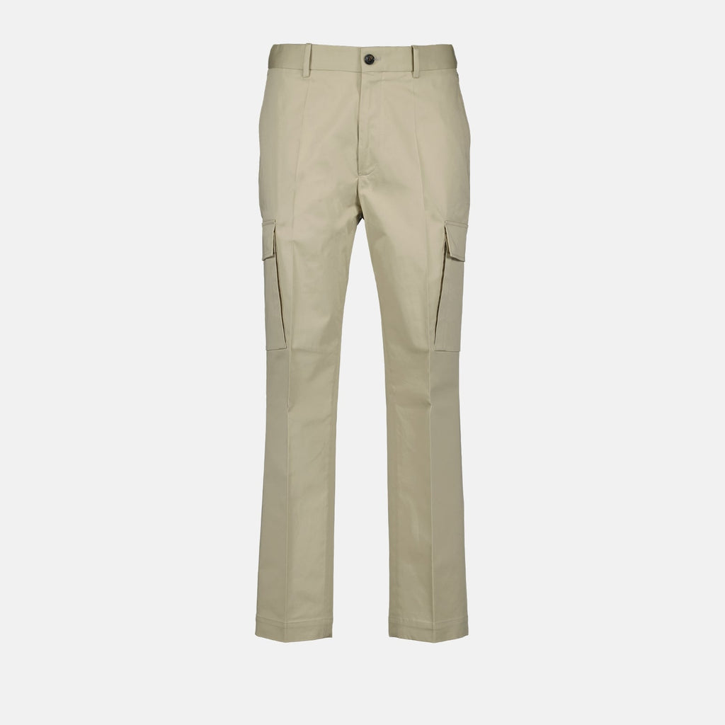 Moncler chinos, men's beige trousers, luxury chinos, elegant men's pants, premium men's fashion
