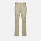 Moncler chinos, men's beige trousers, luxury chinos, elegant men's pants, premium men's fashion