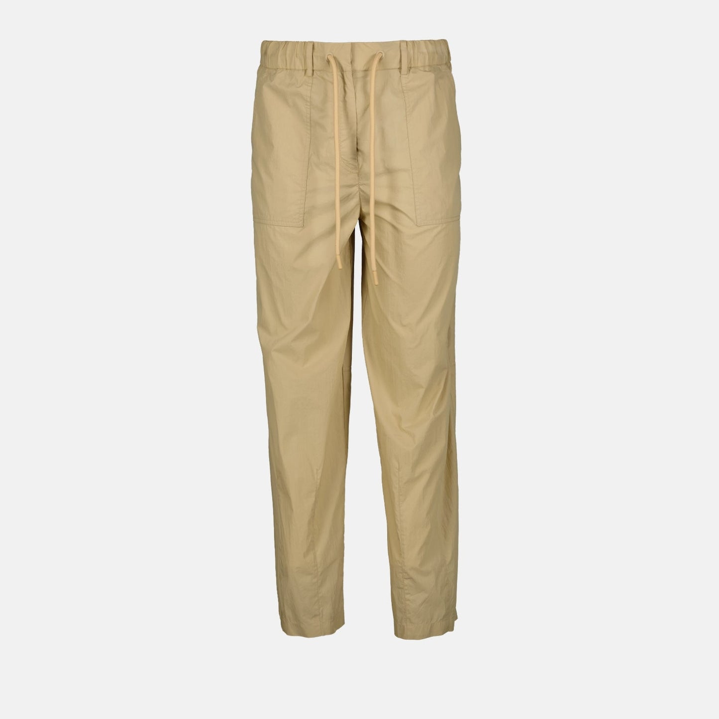 Moncler chinos, beige chino pants, men's luxury pants, high-end trousers, designer chinos