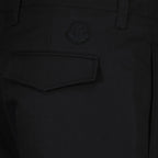 Bilde av svarte chinos fra Moncler for menn - Sesong vår-sommer 2023 - Produktdetaljvisning 2