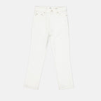 AMI Paris, white cropped pants, luxury women's trousers, high-end fashion, elegant women's pants