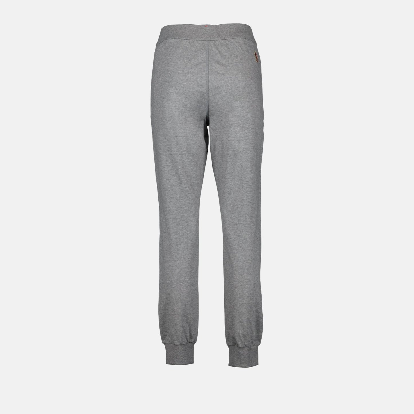 Moncler Grenoble, grey jogging pants, women's luxury joggers, casual elegance, high-end sportswear