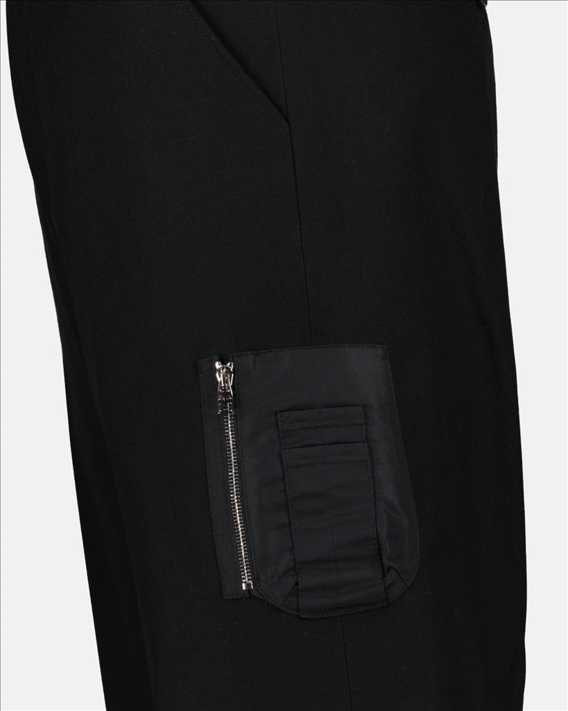 Black trousers, straight cut, Alexander McQueen, luxury men's fashion, elegant pants