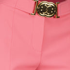 Imagem de calças de corte recto da Moschino para Mulheres - Temporada Primavera-Verão 2023 - Vista Detalhe 1