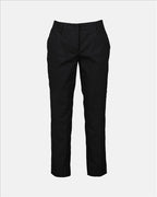Prada black trousers, luxury trousers, designer trousers, unisex Prada pants, high-end cotton trousers