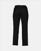 Prada black trousers, luxury trousers, designer trousers, unisex Prada pants, high-end cotton trousers