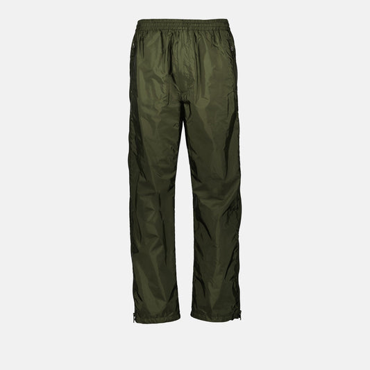 Prada, Re-Nylon Pants, Green Pants, Men's Luxury Fashion, Sustainable Fashion